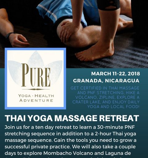 Thai Yoga Massage Retreat with Radha –  March 2018